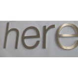 Außenwerbung EdelStahl Kanal BuchStaben Zeichen