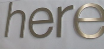 Outdoor Advertising Stainless Steel Channel Letter Signs