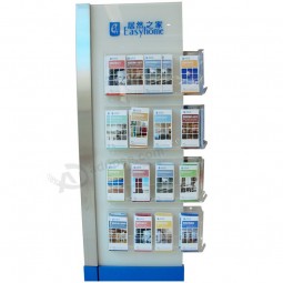 Kranten boek brochure documenten tijdschrift Metaalen Acryl houders display plank