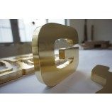 Hoge kwaLiteit gold plating letters van roeStvrij Staal/Metaal/Aluminium kanaal letters