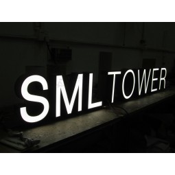 아크릴 광고 채널 저장 편지 편지 문자를 주도했다