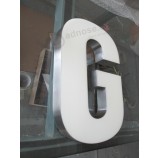 Resin surGezicht mirror Staal body Lichtgevende letters