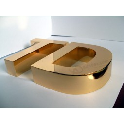 EdelStahl/Metall/Aluminium-Vergoldung BuchStaben