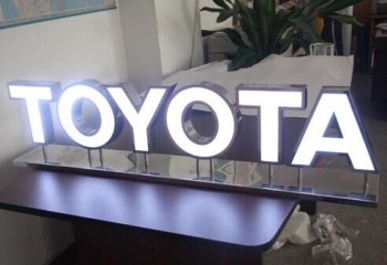 Face-Lit Stainless Steel LED Channel Letter for Shop Signage