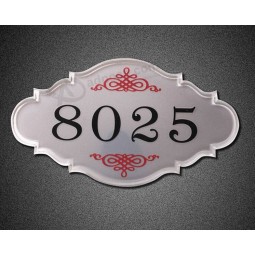 Restaurant Room Number High Quality Acrylic Sign