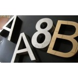 Galvanisieren Aluminium/FlAchschnitt-Malerei/GebürStete MetalllbuchStaben