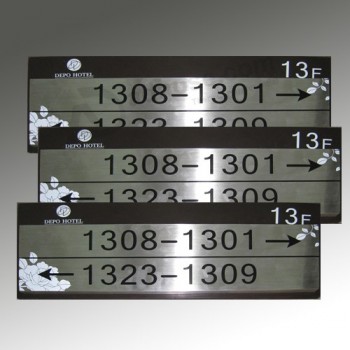 Hot Sale Room Indicator Signs Hetel Plaques with Factory Price
