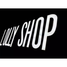 Store Front 3D Outdoor Advertising Acrylic LED Light Signs Letters