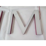 Op maat Alle acryl aan De voorkant verlicht leD kanaAl letters voor winkel 3D leD-teken