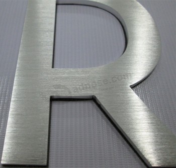 회사 건물 회사 스테인레스 스틸 알루미늄 아크릴 s3디 조명 된 사용자 지정 로고 표지판 플랫 컷 문자 표지판