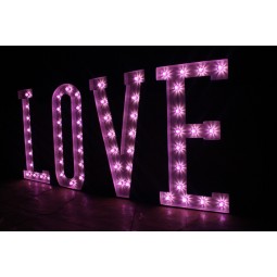 Wholesale custom high-end Monocolor LED Pixel Large Letter Signs for Outdoor Display