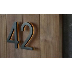 InDoor Hausnummer Hotelzimmer Supermarkt MetAll Nummer