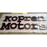 Popular LED Reverse Black Powder Coated Channel Letter