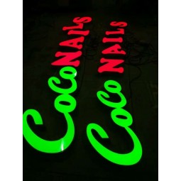 Welding Edge Acrylic Surface Front Lit 3D LED Sign