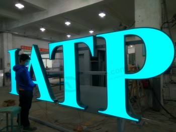 2017 最新定制户外不锈钢标牌leD标牌
