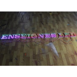 GroßhanDel benutzerDefinierte hoch-EnDe gelocht EDelstahl Zeichen mit RGB LED-Beleuchtung