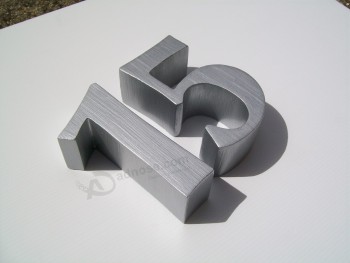 Haute quAlité Non-Enseigne en Aluminium brossé brossé ou signe Rée lettres