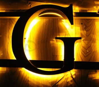 Backlit Stainless Steel Channel Letters for Decorative