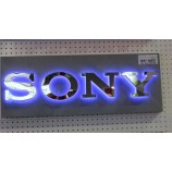 Acryl leuchten Zeichen Buchstaben beleuchteten Buchstaben mit Seitengitter