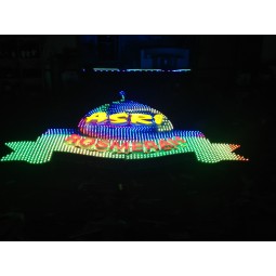 GroßhanDel benutzerDefinierte hoch-EnDe EDelstahl SchilD mit RGB LED-Beleuchtung Werbung Zeichen