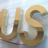 Decorative Titanium Back Lit LED Channel Letter