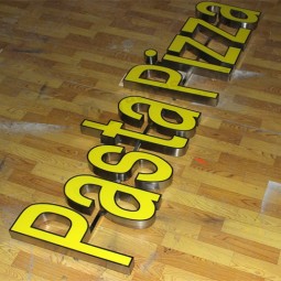 Commercio All'ingrosso Di Alta personAlizzato-L'estremità ha conDotto la lettera acrilica Del canAle Di illuminazione principAle faccia per la pubblicità esterna