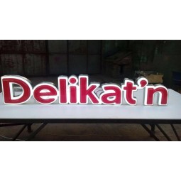 Wholesale custom high-end Foam Sign Letters Raised (vacuum formed) Acrylic LED Sign Letter