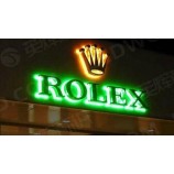 HAlo LED-Beleuchtung aus EDelstahl Zeichen Werbetechnik