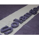 Non-Illuminated Reverse Fabricated Letters