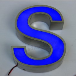 оптовая изготовленная на заказ внутренне освещенная ведомая доска знака