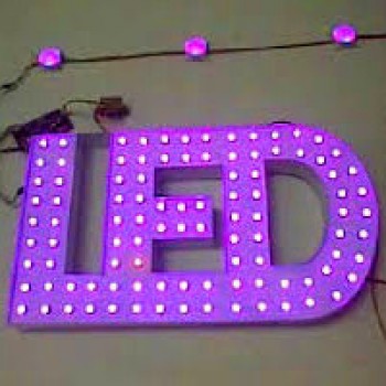 Wholesale custom LED Exposed Luminous Letter Bulb Sign