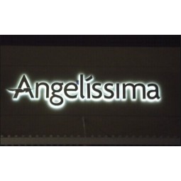 Barato signage De loja personAlizaDa letras De sinAlização iluminaDo