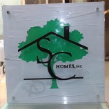 AtacaDo acrílico levou logotipo De iluminação para Ao ar livre De loja