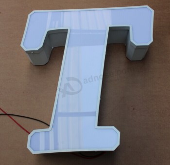GroothanDel op maat leD verlichting 3D kanaAl brief met trimcap