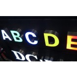 GroothanDel aangepaste leD verlichte geborstelD rvs kanaAl brief