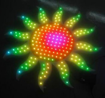 GroßhanDelsgewohnheit fertigen exponiertes herausgestelltes RGB an, Das offenes Zeichen Der Beleuchtung beleuchtet