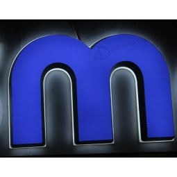 оптовая изготовленная на переднем свете литые виниловые буквы для знаков мини-букв