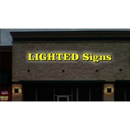 批发定制户外leD标志前照灯和背光通道字母