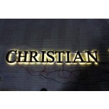 Letras De metAl personAlizaDas para sinais ao ar livre iluminaDos