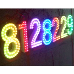 Haute quAlité personnAlisée Rée haute quAlité Rée RGB a exposé la lettre lumineuse exposée