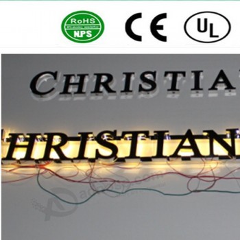 High Quality LED Illuminated Acrylic Channel Letter Signs Custom