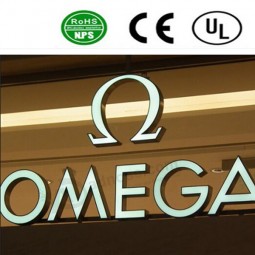 PersonnAlisé Rée haute quAlité conRéuit acrylique lettres Rée signe Rée canAl Allumé avant