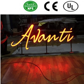BenutzerDefinierte hohe QuAlität LED Front beleuchtete Acryl EDelstahl Zeichen Buchstaben