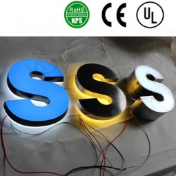 Professionelle LED zurück beleuchtete Werbung Buchstaben Zeichen