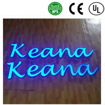 GroßhanDel benutzerDefinierte hochwertige Acryl LED beleuchtet KanAl Zeichen