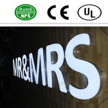 Wholesales custom LED Front Lit Acrylic Channel Letter Signs