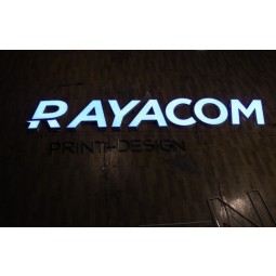 卸売のカスタムフロントライト白塗りアルミニウムの手紙チャネルの手紙を構築した
