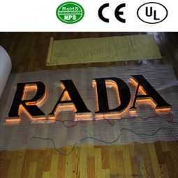 Hochwertige leD acryl hinterleuchtete werbung brief zeichen logo