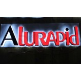 Professionelle LED-Zurücklit-EDelstahl-KanAl Buchstaben Zeichen