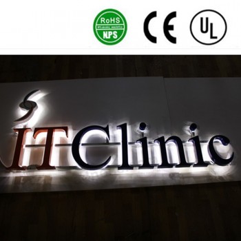 Advertising LED Back Lit Stainless Steel Channel Letter Signs